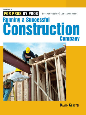 cover image of Running a Successful Construction Company